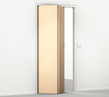 Mekanizma rrëshqitës për dyer me palosje druri, xhami